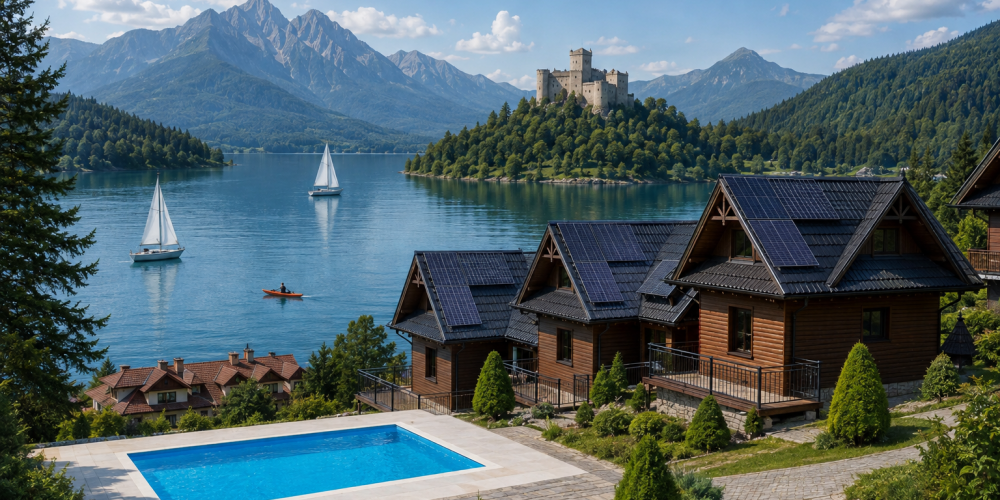 Domki nad Czorsztynem na udany wypoczynek- najlepsze miejsce Mergen Bike & Ski Resort