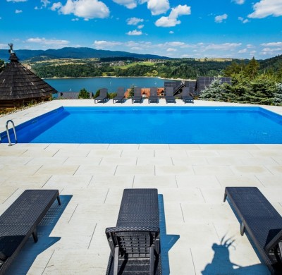 Domek nr 10 - prywatny basen, sauna, jacuzzi Mergen Bike & Ski Resort